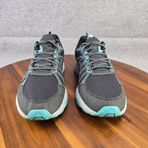 Asics Gel-Venture 7 Mens Shoes Sneaker Size 11 Black/Aqua Synthetic Mesh - Picture 3 of 14